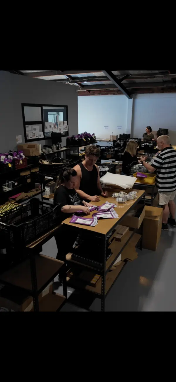 Our Christchurch team preparing and packing orders